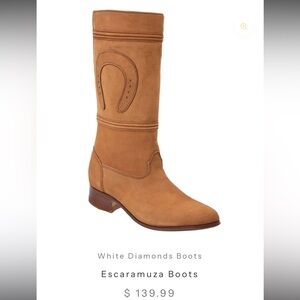 Tan Suede Escaramuza Boots 7.5 women’s